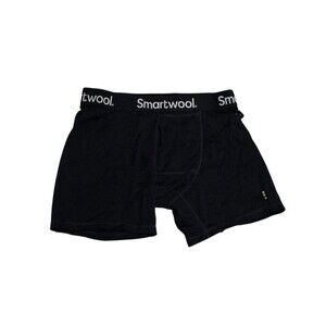 Smartwool Mens Medium Merino Wool Sport Boxer Brief Black Underwear